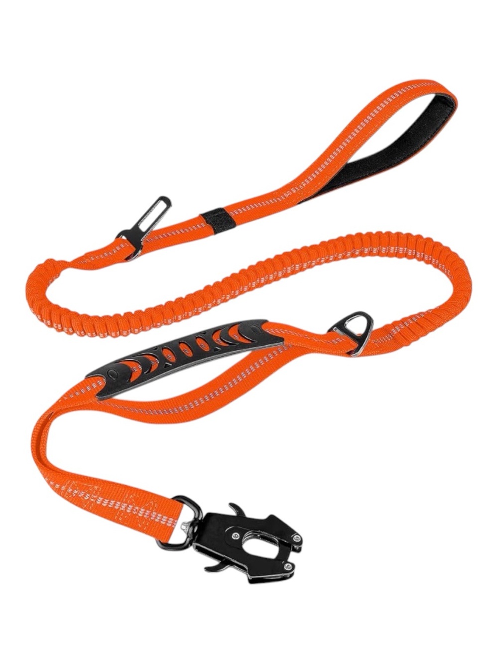 Orange Joytale Tactical Bungee Dog Leash